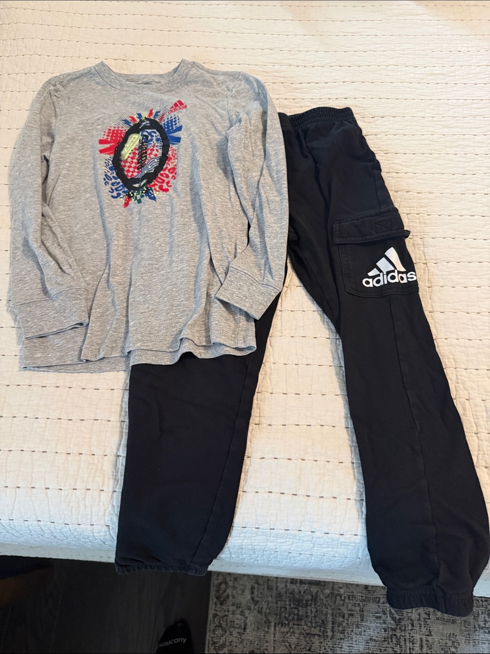Boys adidas matching set